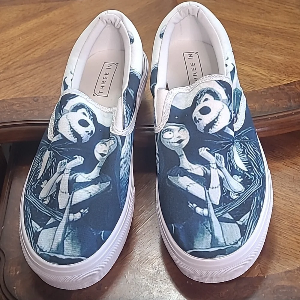 New! Jack Skellington Halloween Custom shoes 42 Womens 10
